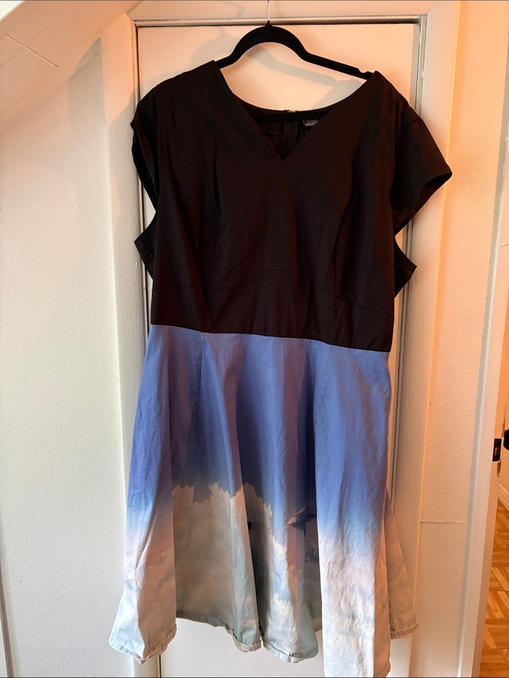 Star Wars Her Universe Black and Blue Ombre Midi Dress